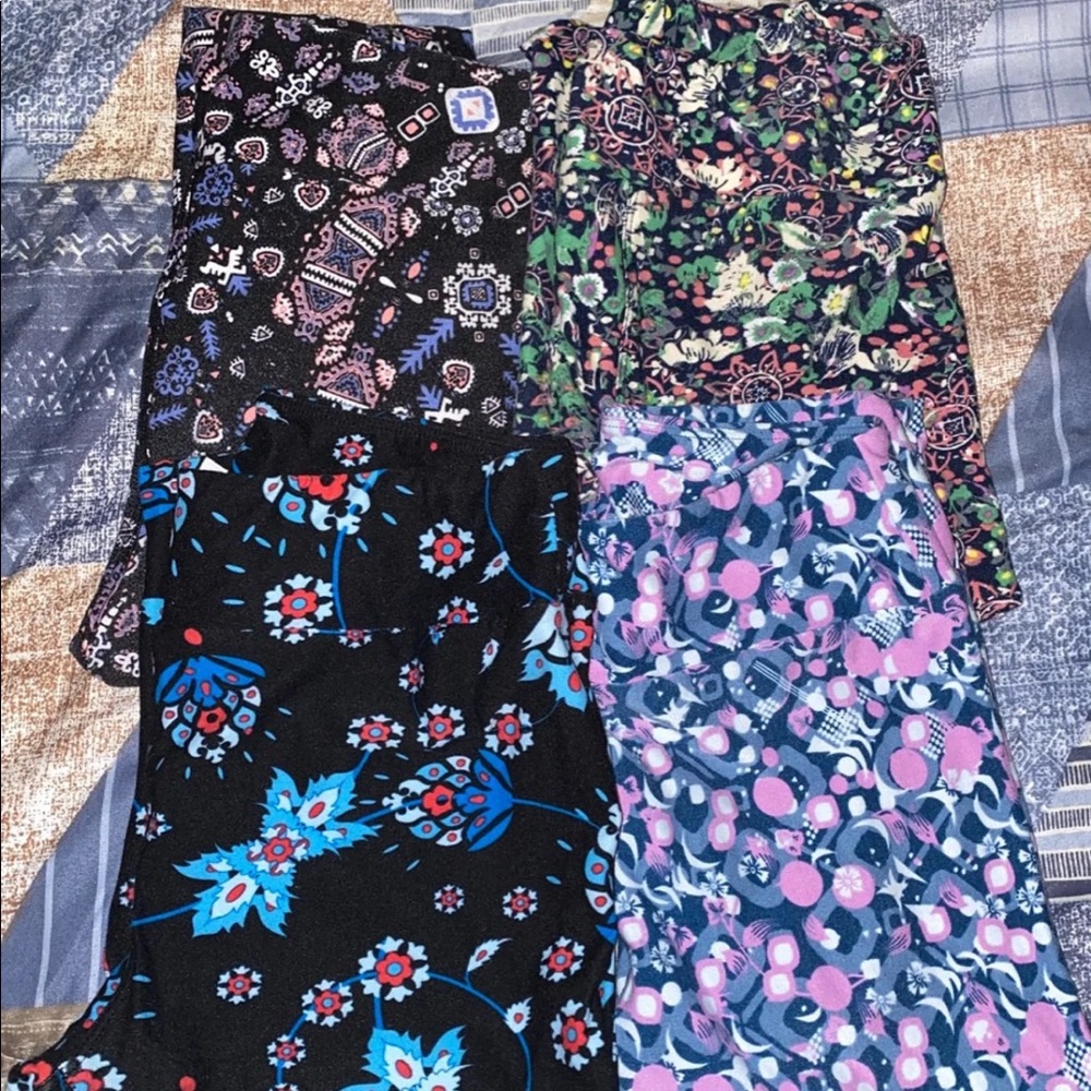4 Pairs Lularoe OS leggings